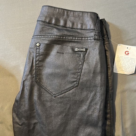 Guess Suzette Super Skinny‎ black coated pants size 26 - Picture 5 of 6